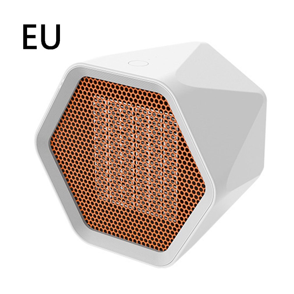 Mini Hexagonal Desktop Heater PTC Ceramic Heating Household Office Desk Portable Electric Heater Low Noise: Default Title