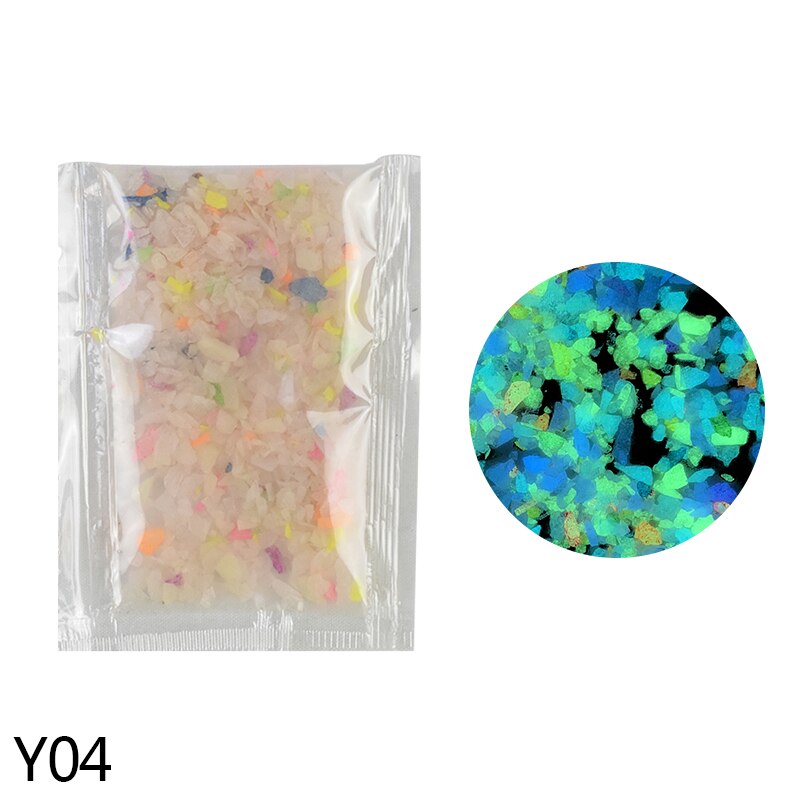 10/30g lysende sandstein fluorescerende grus glød i mørk uteplass hagedekorasjon gjør-det-selv stjerneklar ønsker flaske fisketank ornamenter: 10g / Y04