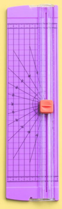 A4 Grote Plastic Cutter Kleine Draagbare Foto Snijder Kantoor Sliding Cutter Desktop Guillotine Cutter Druk Cutter Hoofd Cutter: 1057 Purple