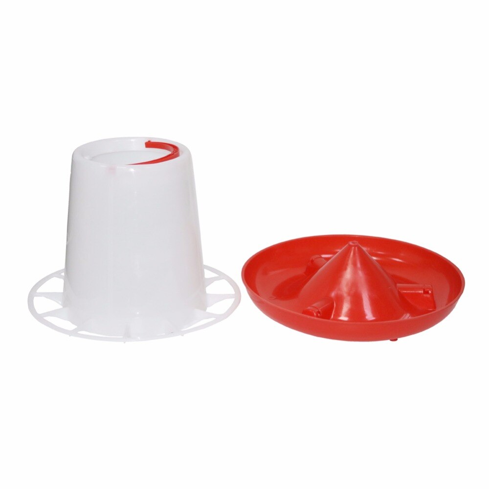 Kip apparatuur 2 sets Automatische feeders 3kg Vogel voedsel containers Gevogelte drinken Grote concessies