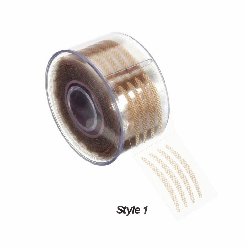 600 pz Strisce per Sollevamento Occhi Doppia Palpebra Nastro Trasparente Grigio Palpebra Striscia Occhi Grandi Invisibile Doppia Piega Palpebra Adesivo Strumenti di Trucco: Cromo spazzolato