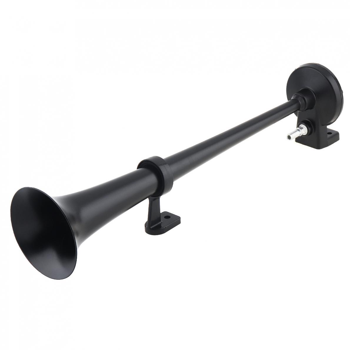 17 Cal 12V 150dB Super głośny samochód trąbka pneumatyczna pojedyncza trąbka sterowany pneumatycznie pojazd klakson kompresor robić ciężarówki łódź pociąg ciężarówka