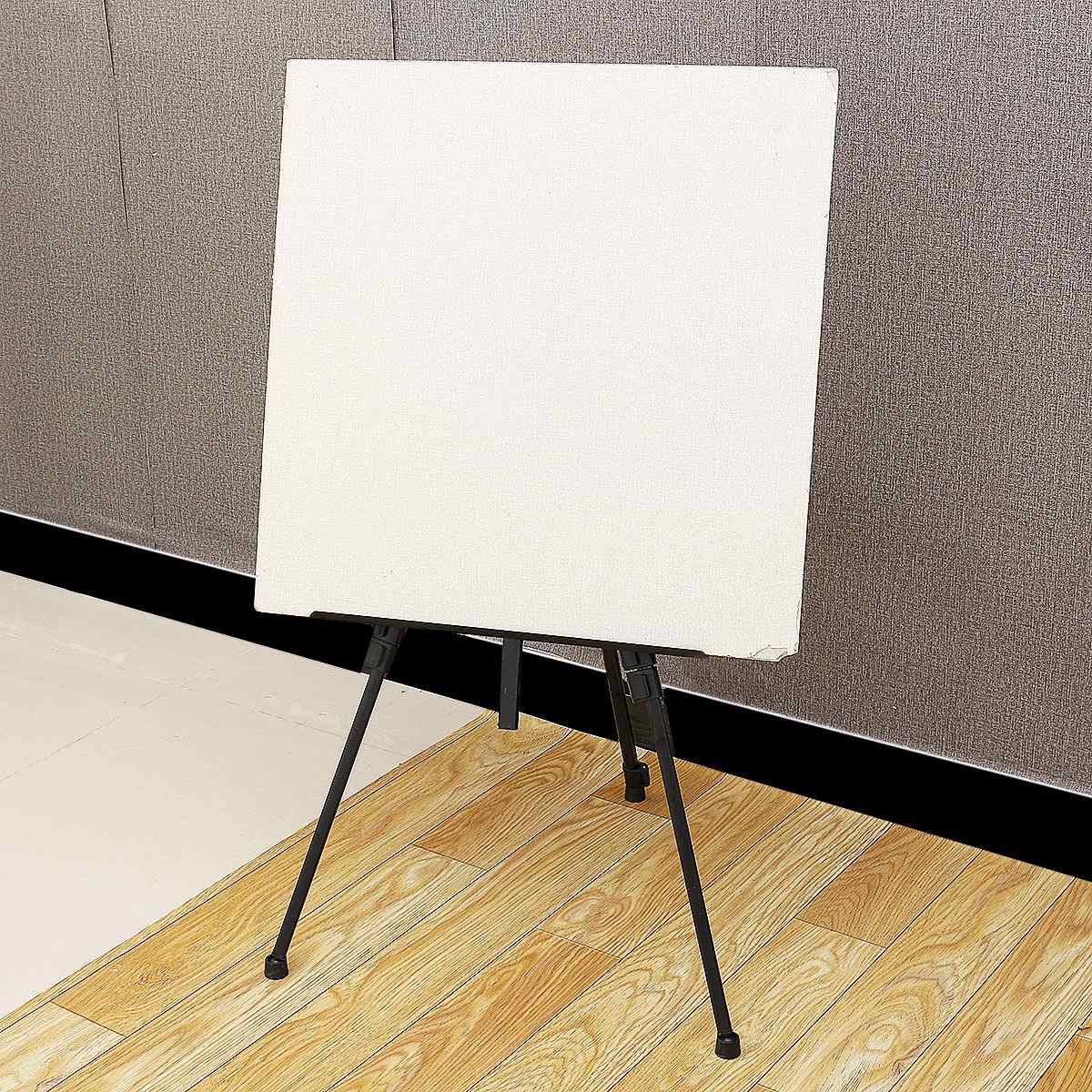 Folding Iron Easel Stand Tripod Adjustable Height Lightweight Painting Display Holder Portable Sketching Rack with Carrying Bag