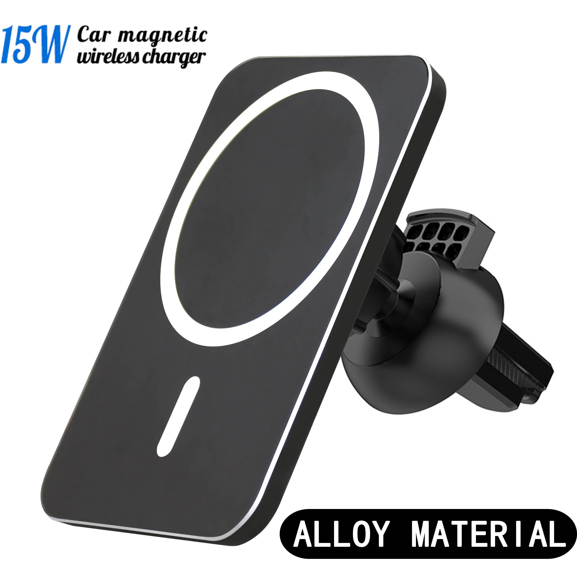 15W Magnetic Car Wireless Charger - for iPhone 12 Series - Air Vent Mount - Fast Charging
