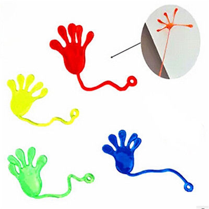 Kid Speelgoed Elastische Sticky Slap Kleine Handen Palm Gunsten Gags Bananasplit Squishy Klap Handen Palm Speelgoed