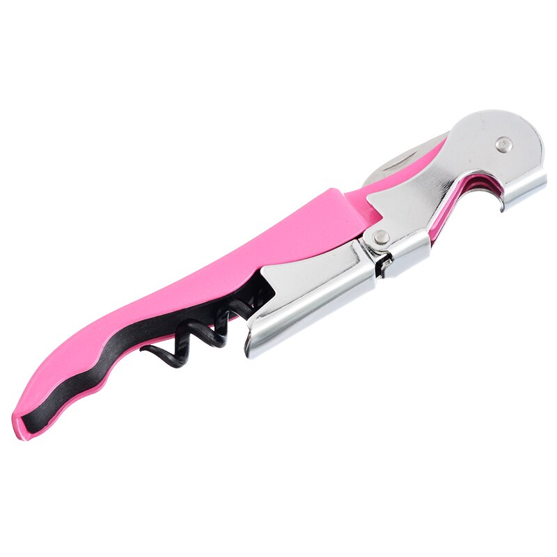 Multifunctionele draagbare schroefkurkentrekker houten handvat wijnopener keukengereedschap wijnflesopener: D