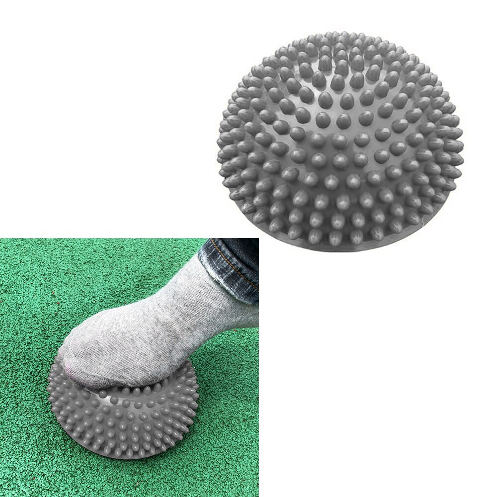 Inflatable Half Yoga Ball Massage Point Half Fitball Exercises Trainer Stabilizer Pilates Fitness Balancing Ball Soft Children