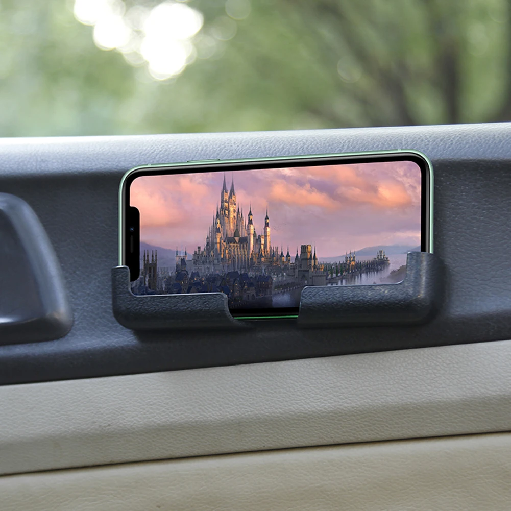 2 stuks multifunctionele autotelefoonhouder mobiele telefoonhouder lichtheid draagbaarheid geen ruimte innemen standaard auto-interieuraccessoires