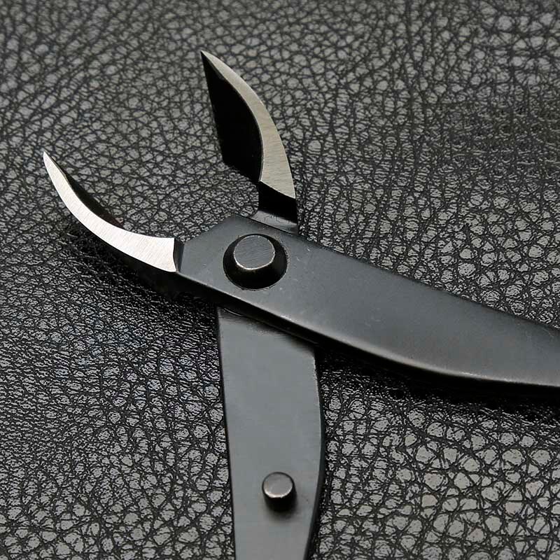beginner grade carbon steel 185 mm carbon steel narrow edge cutter straight edge branch cutter only for small size bonsai trees