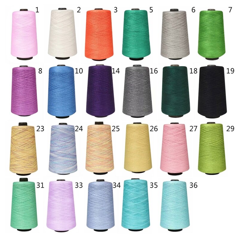 1 Roll 500g Natural Silk Knitting Yarn Summer Crochet Line for DIY Handwoven Tank Top Cape Embroidey Thread