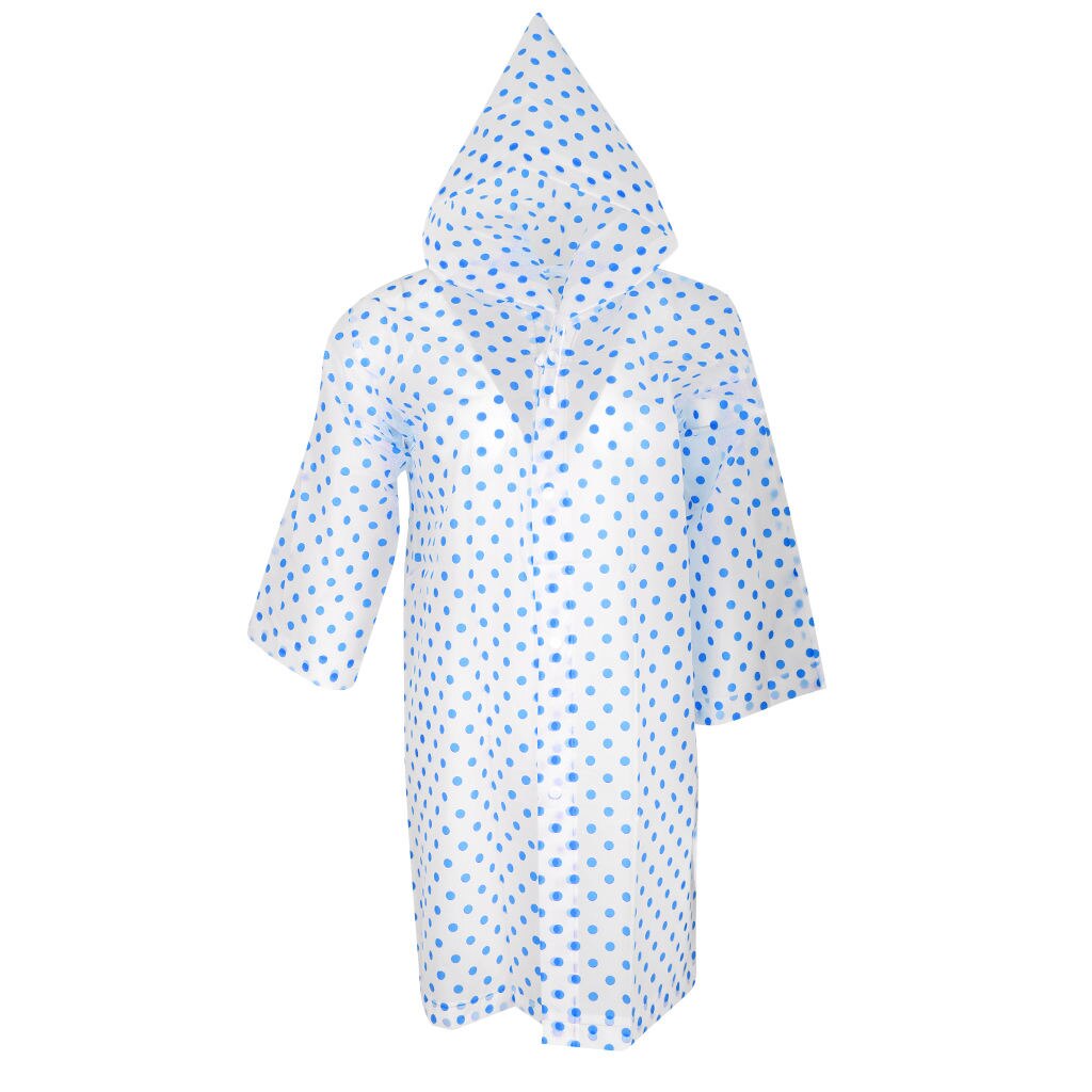 Reusable Adult Raincoat Outdoor Camping Rain Poncho with Hoods and Sleeves