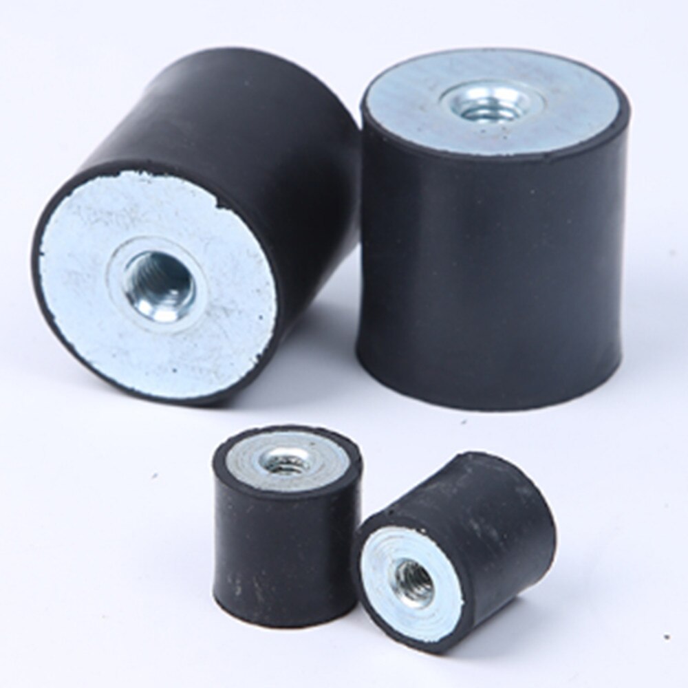 8 stücke M4 M5 M6 Gummi Halterungen Gewinde Weibliche Vibration Isolator Ersetzt Anti Vibration Pad Flache Stille Block Basis Block