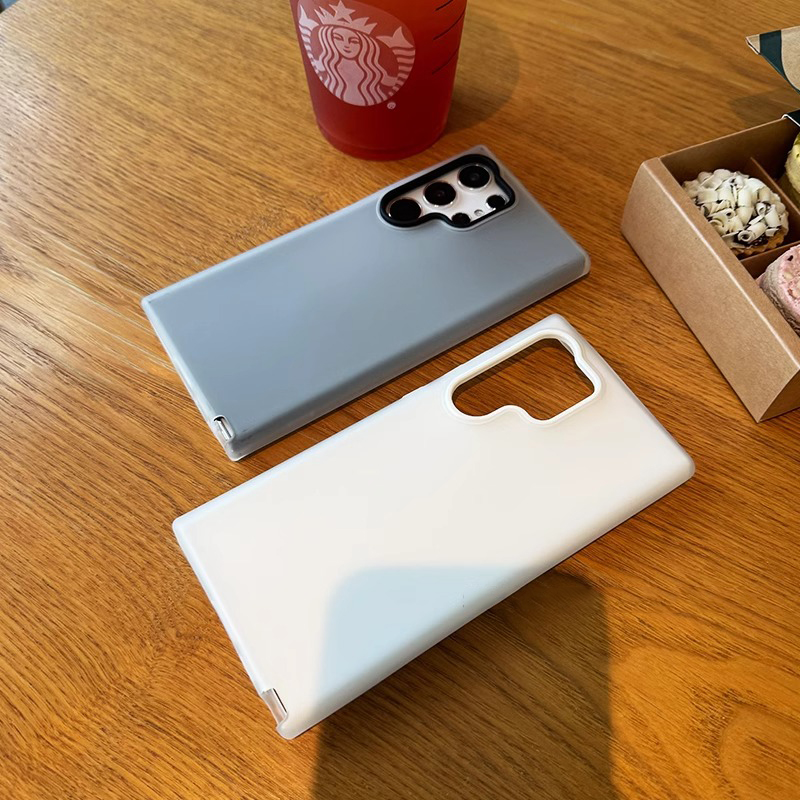 2 in 1 ultra thin Jelly liquid silicone phone case for Samsung Galaxy S22 S23 S24 Ultra Plus anti-fall clear hard bumper cover