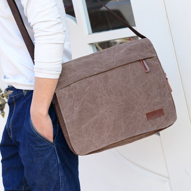 Mode beroemde tas vintage mens interieur tas crossbody mannen bolsas man bag canvas purse mannen schouder tas