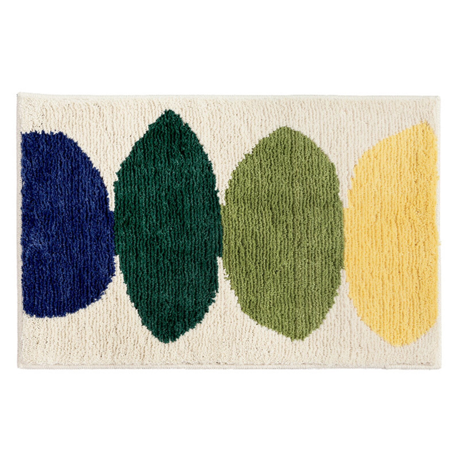 Felpudo absorbente de agua para cuarto de baño, alfombra suave y peluda para secado de puerta de ducha, antideslizante: 1 / 45x65cm