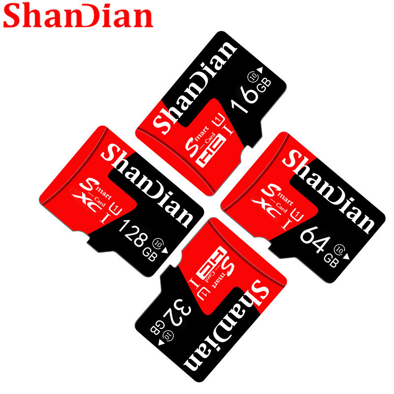 Shandian mini sd-kort 4gb 8gb 16gb klasse 6 ægte kapacitet 32gb hukommelse sd-kort høj hastighed smast sd-kort tf-kort