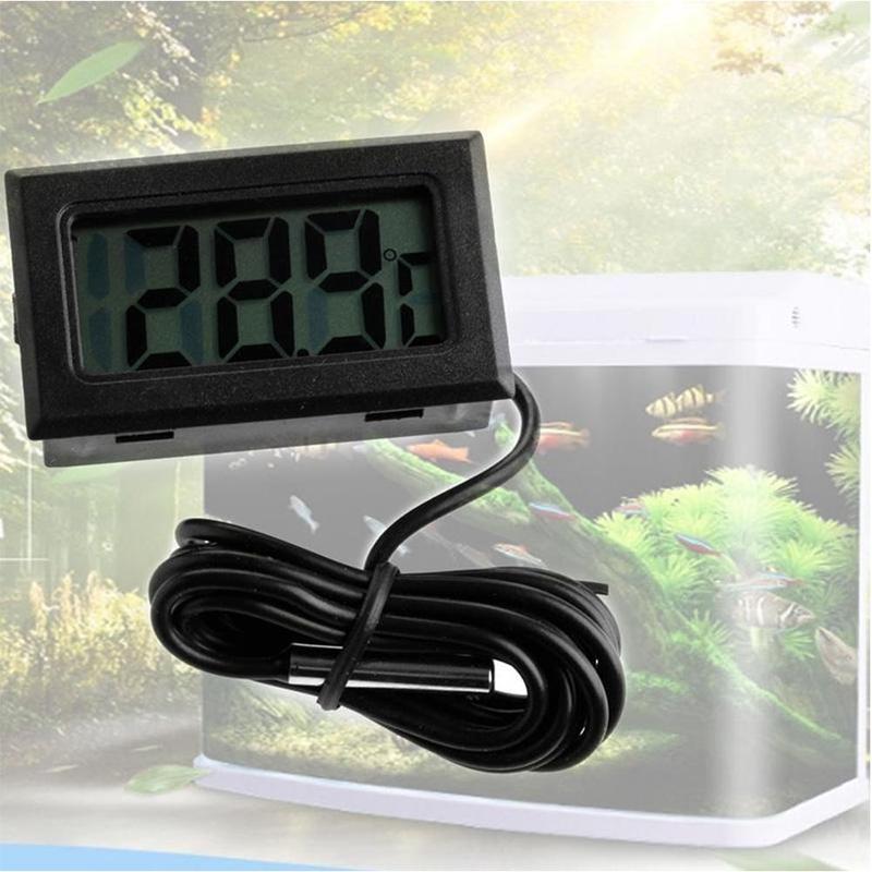 Termómetro digital electrónico para acuario, medidor de temperatura, impermeable, U3M6