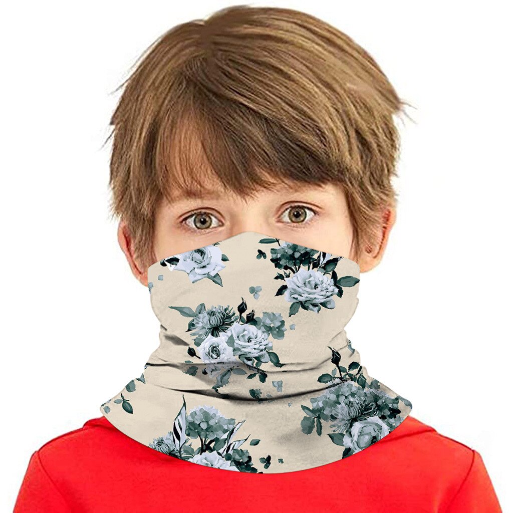 Multifunctionele Hoofd Sjaal Neck Cover Voor Jongens Meisjes Zon Bescherming Bandana Hoofddoek Rijden Ring Wraps Wasbare Fietsen: C