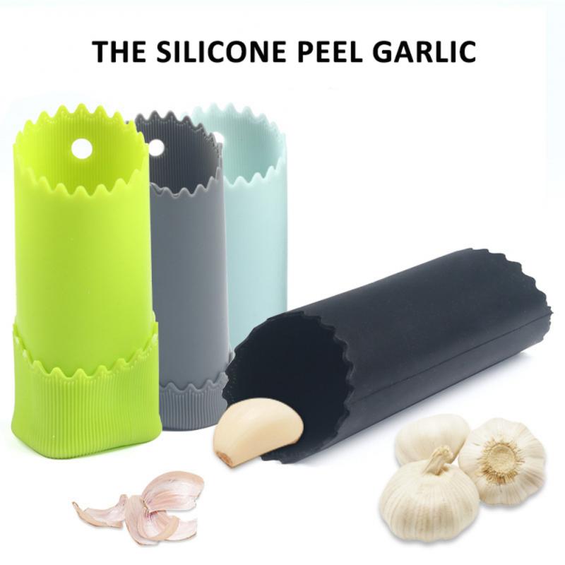 Pelador de ajo de silicona, tubo mejorado de rodillo, utensilios de cocina, 1 pieza