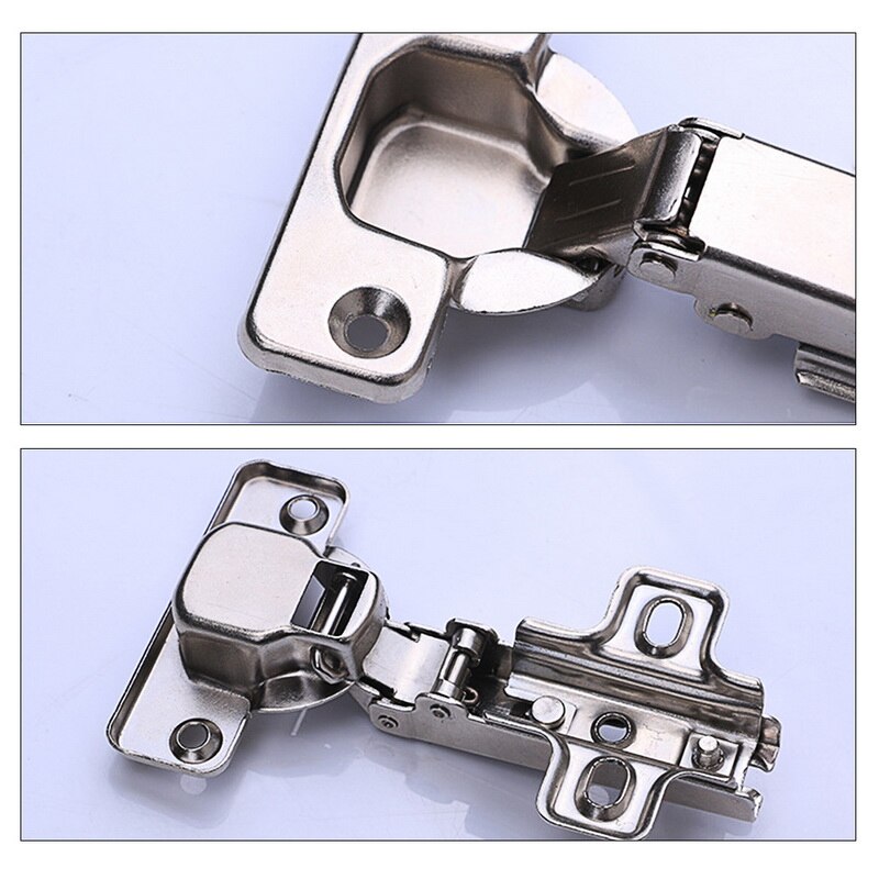 Stainless Steel Cabinet Hinge Door Hydraulic Hinges Damper Buffer Soft Close For Cabinet Cupboard Furniture Hardware Accessories