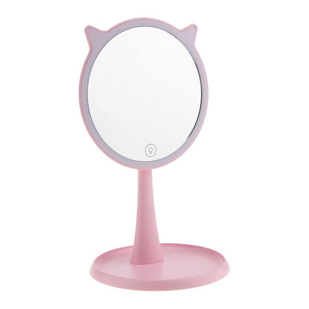 Leuke Verstelbare Led Make-Up Spiegel Met Verlichting Voor Badkamer Scheren Cosmetische