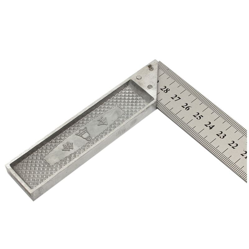 30cm/12- tommers metallingeniører prøver kvadratisk måleverktøy rett vinkel 90 grader
