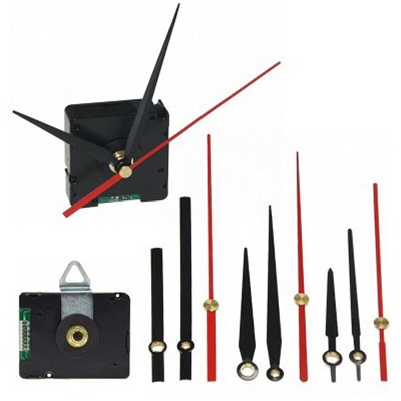 Radio Controlled Silent DIY Clock Movement Kit DCF Signal Mode Clock With 3 Different Hands Repair Parts Replacement