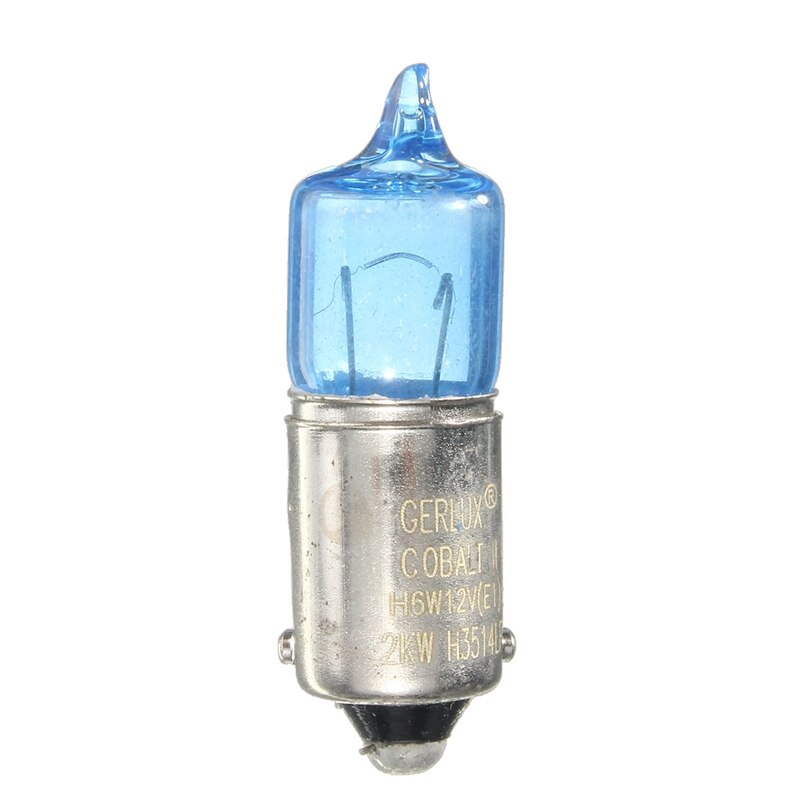 10 stk / lot 6w bax 9s h6w super hvite 5000k auto sidelys pærer blinklys lampe pærer auto lyskilde  dc12v