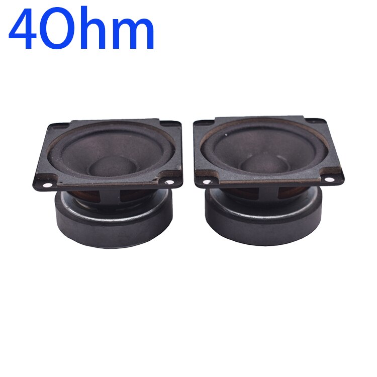 Tenghong 2pcs 2.75 Inch Full Range Speaker 4Ohm 8Ohm 10W Woofer Midrange Bass Advertising Machine Speakers Midrange Loudspeaker: black