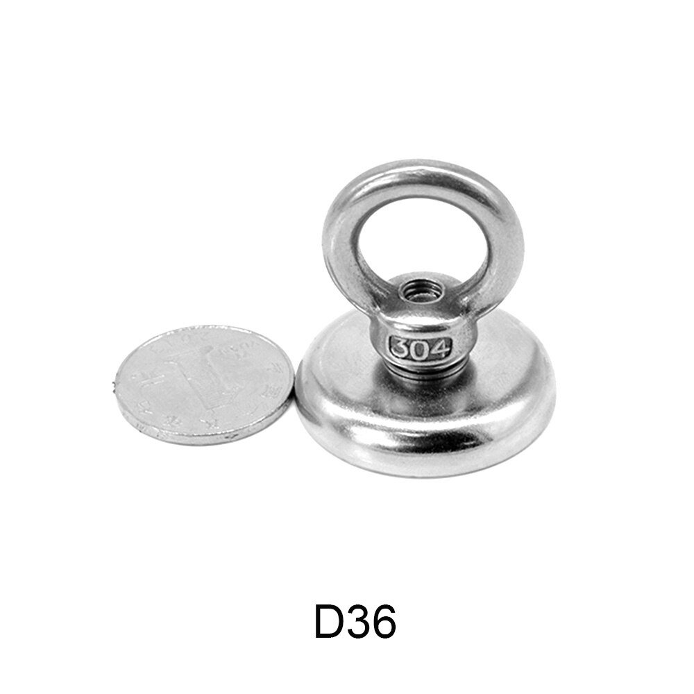 D20 d25 d32 d36 d42 d48 d60 d75 supersterke magneetpot vismagneet berging vishaakmagneten permanente krachtige magnetische: D36