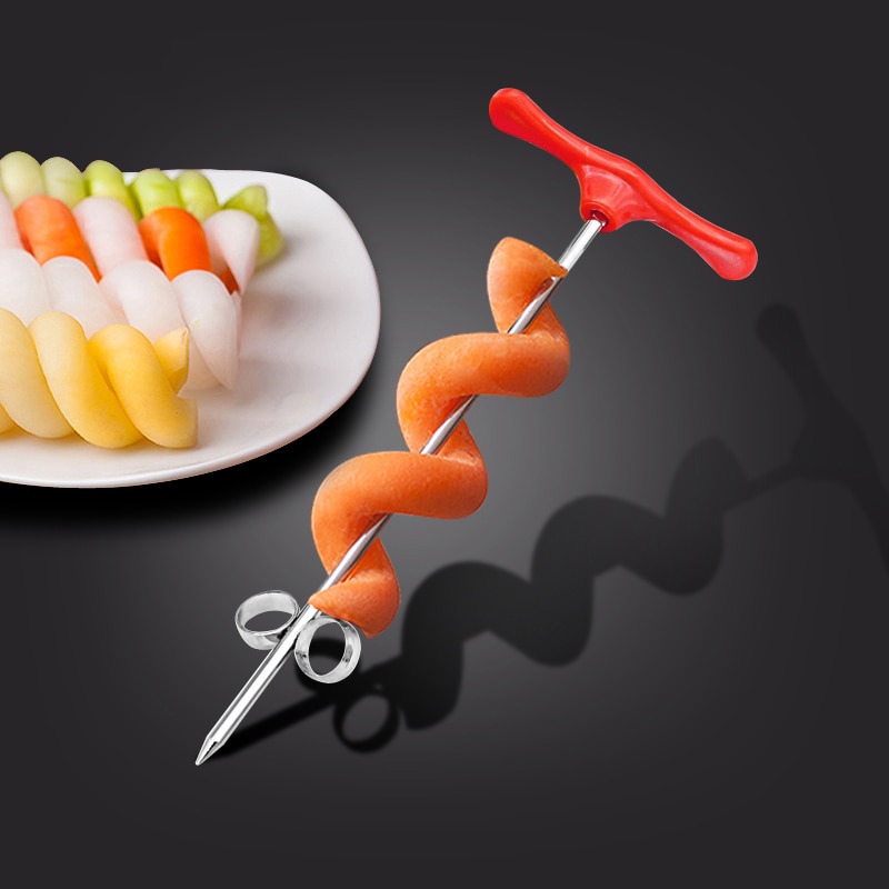 Handleiding Roller Spiral Slicer Radijs Aardappel Tools Groente Spiraal Cutter Keuken Accessoires Fruit Carving Tools