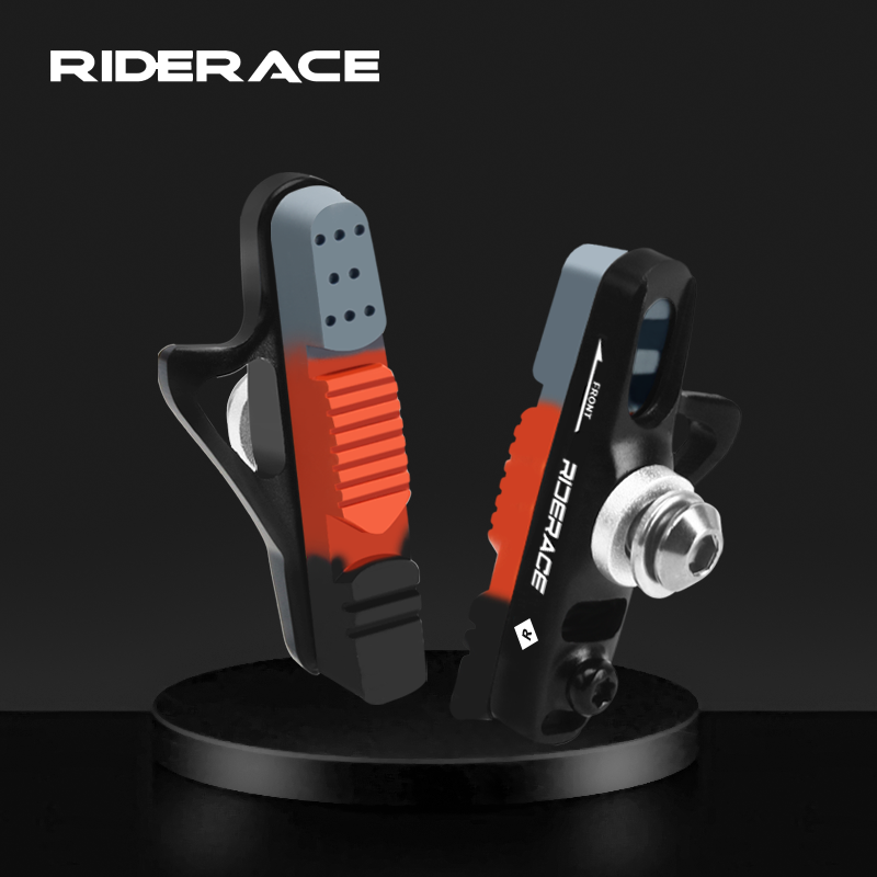 Racefiets Remblokken Voor Velg C Rem Cnc Aluminium Vervangbare Rubber Pads Stilte Fiets Remhouder Schoenen Rubber Blok