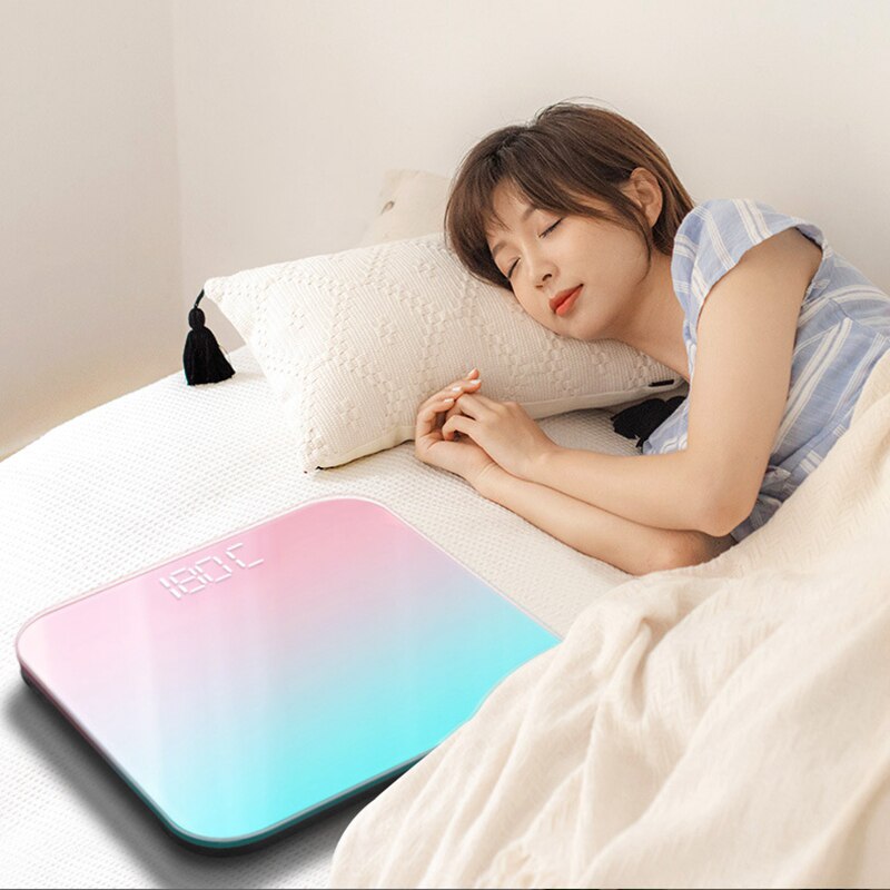 Body Scale Gradient Color Body Weight Scales Bathroom Floor Scales Body Weighing Bath Scale Digital Lcd Smart Electronic