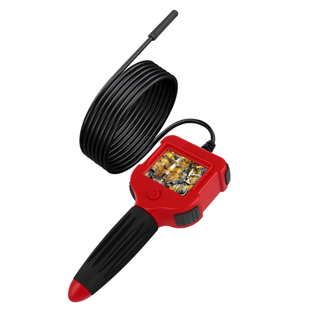 HD 5.5MM Inspection Endoscope Camera Waterproof IP67 Borescope 2.4 Inch Screen Mini 720P Camera Car Monitor Endoscope