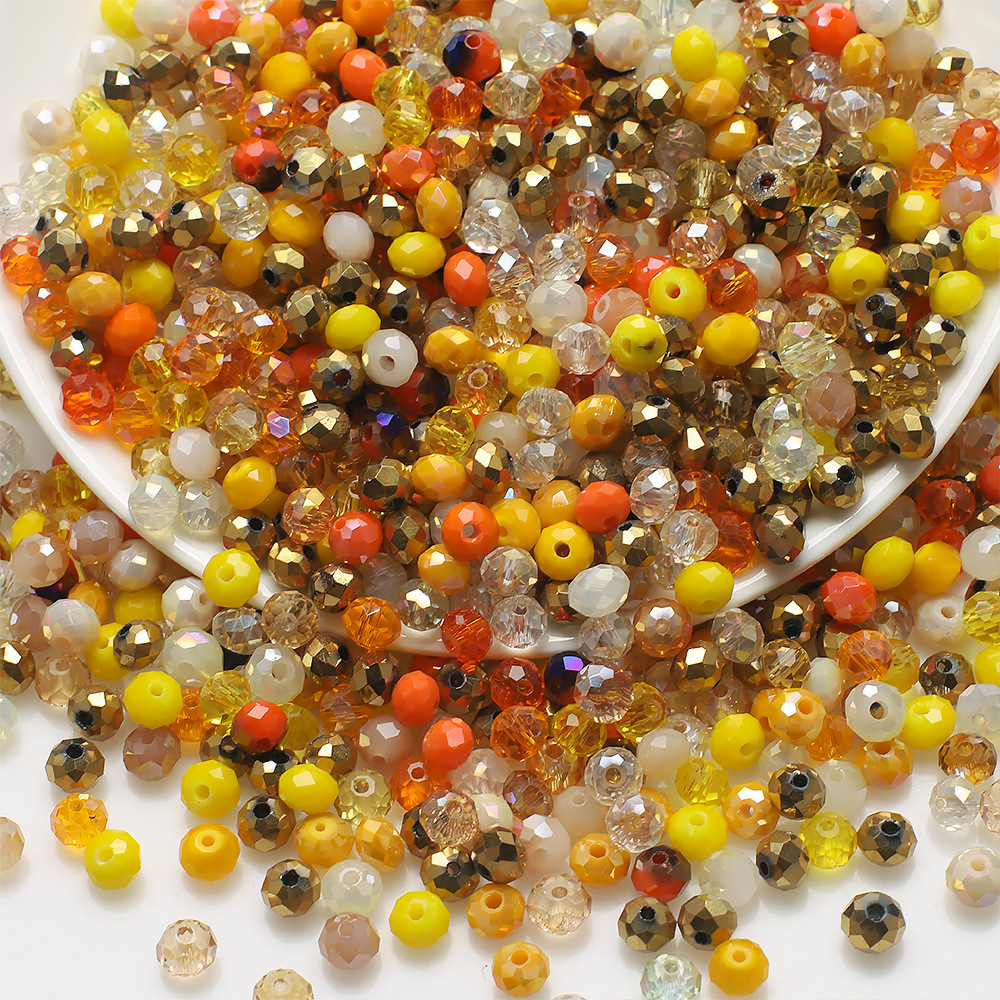 2 3 4 6 8mm cuentas de cristal Rondelle checas mezcladas cuentas de vidrio facetadas cuentas espaciadoras sueltas para fabricación de joyería DIY pulsera collar
