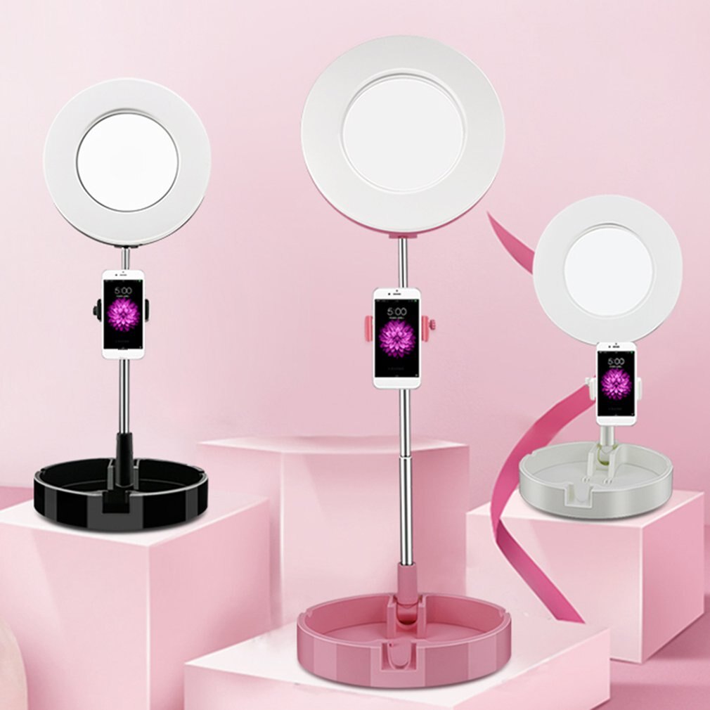 LED 8 inch Portable Beauty Ring Light for Makeup w... – Grandado
