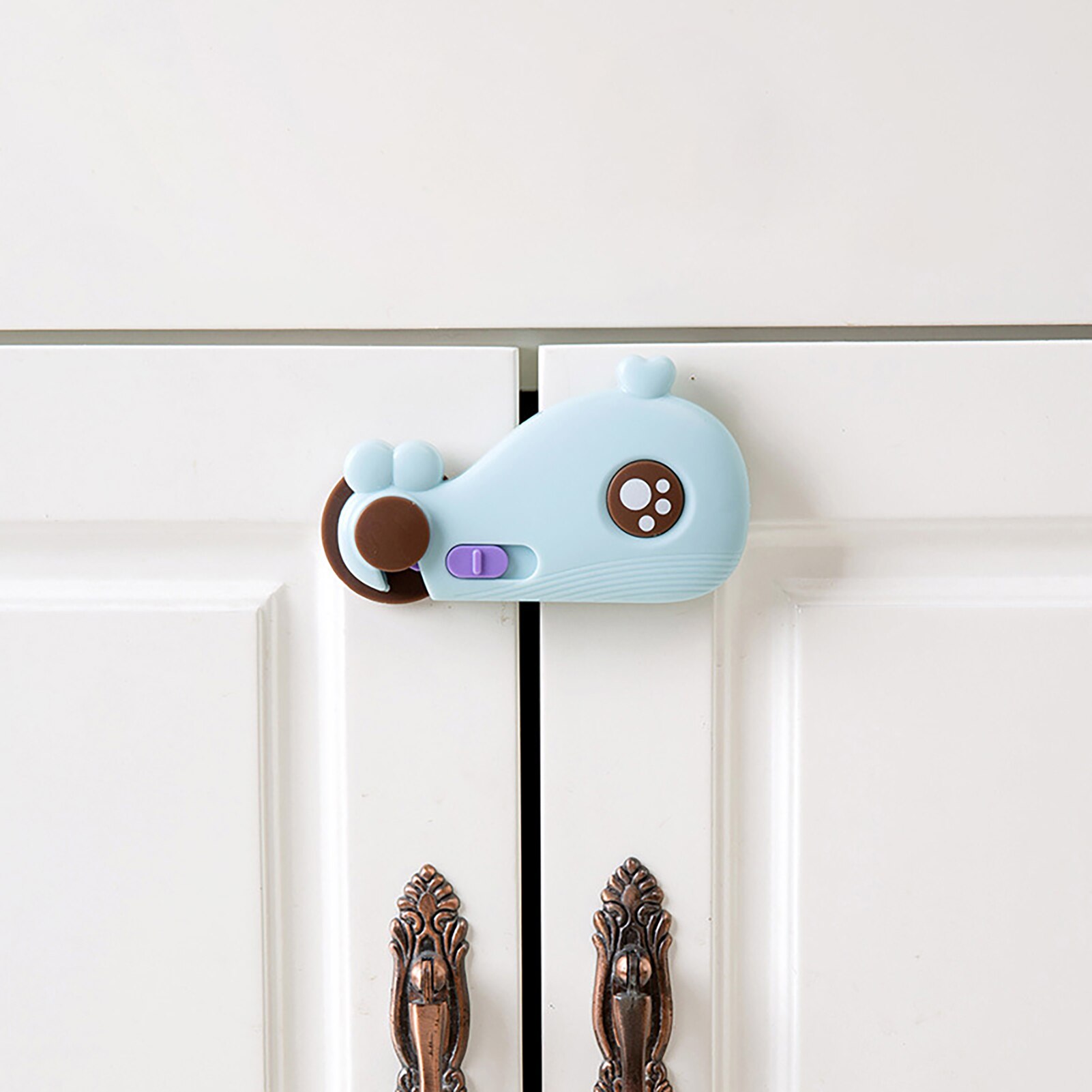 freundlicher Sicherheit Schutz Baby Pflege Multi-funktion Art Sicherheit sperren Schrank Schrank Tür Schublade Sicherheit Schlösser CuteWhale bilden