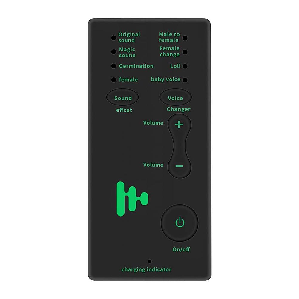 Changeur de voix Mini modulateur vocal Portable avec fonctions vocales réglables téléphone ordinateur carte son: Default Title