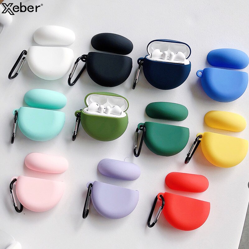 Siliconen Case Voor Huawei Freebuds 3 Draadloos Opladen Zachte Beschermende Accessoires Gevallen Voor Huawei Freebuds 3 Tas
