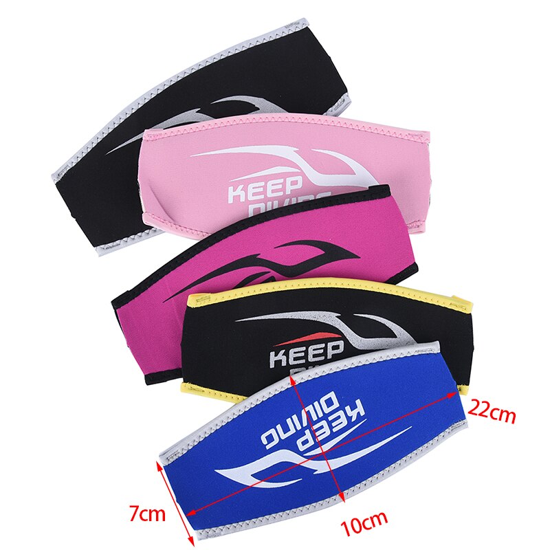 Neopreen 5 Kleuren Duiken Masker Head Strap Cover Masker Gewatteerde Voor Extra Comfort Apparatuur Tool Bescherm Lang Haar Band Band-Wrapper