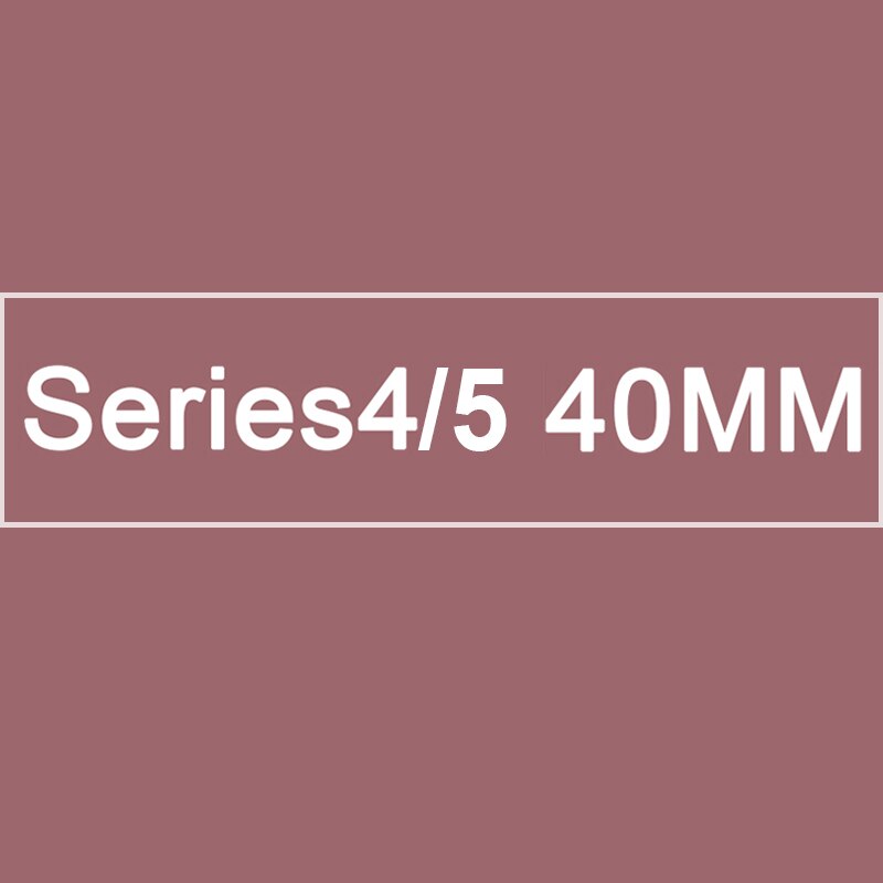 Skärmskydd klar hel skyddsfilm för iwatch 4 5 6 se 40mm 44mm ej härdat glas för apple watch 3 2 1 38mm 42mm: Serie 4 5 40mm / 3 st