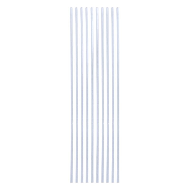 10 Pcs/Set Fishing Float Tail DIY Floats Hollow 0.8/1/1.2mm Inner Diameter Thicken Tackle Tube Transparent Rigging Accessories: 1.2mm