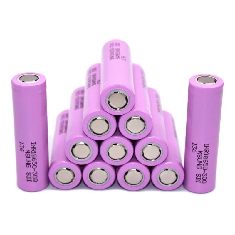 1-12 Uds 100% Original 3,7 V 3000mAh para INR18650 INR18650 30Q descarga de batería de iones de litio 20A baterías recargables linterna...