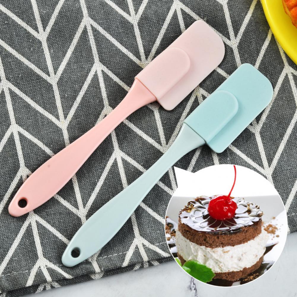 3Pcs/Set Kitchen Utensils Cooking Supplies Multi Purpose Blue/Pink Cake Spatula Baking Tools Silicone/PP Non-stick for Kitchen