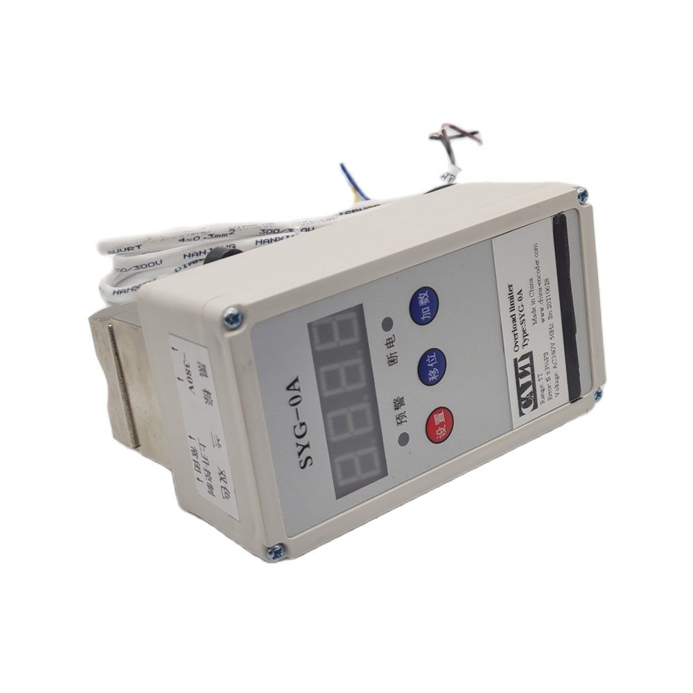 SYG-0A 380V AC Single Beam Lifting Weight Load Cell 3 5 T Ton Limiter Electric Hoist Overload Limiter Alarm