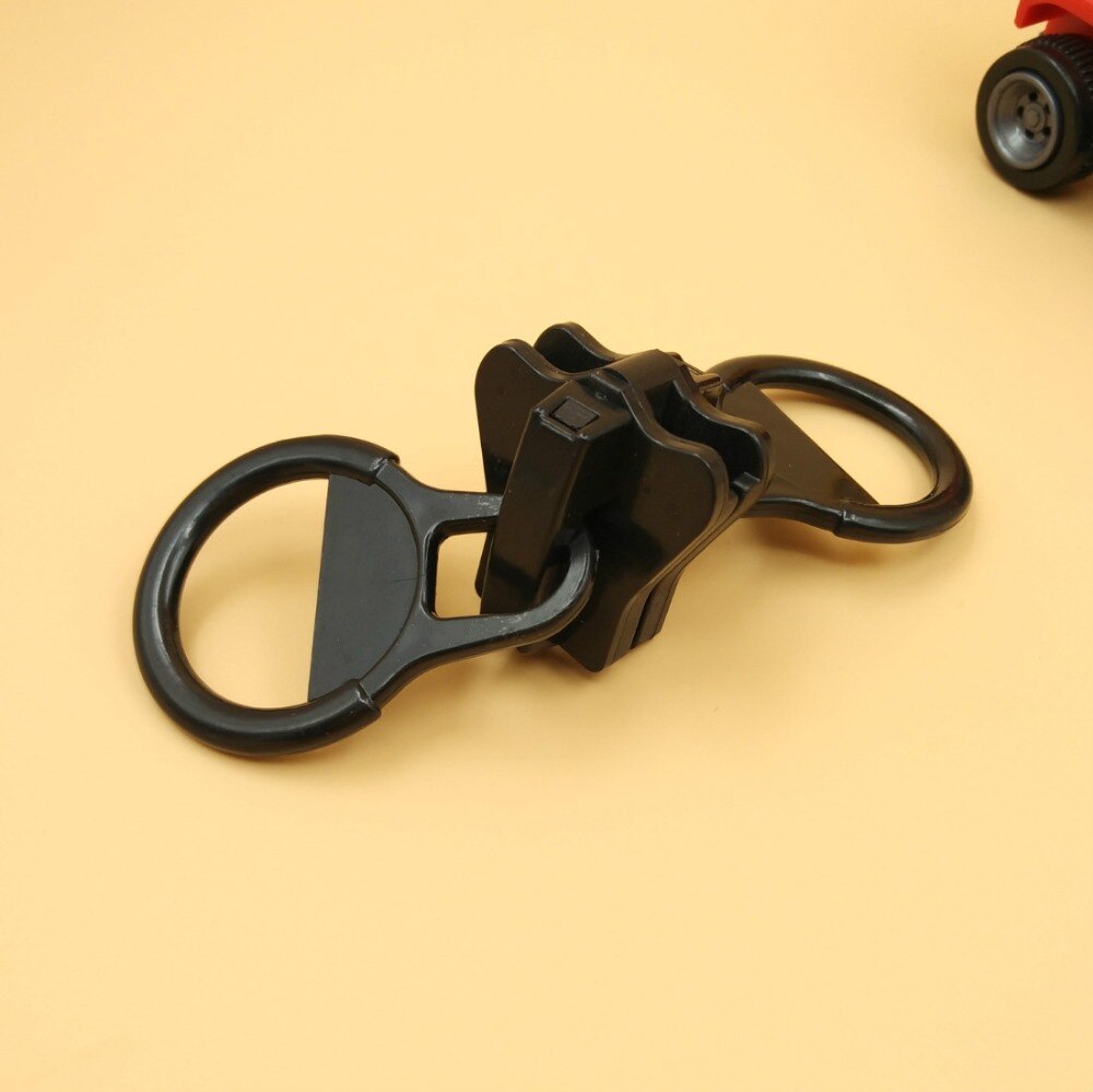 20# Extra Large Big Size Black Plastic Zipper Sliders For Resin Zipper Double Round Pulls Repair Fix diy a Zipper