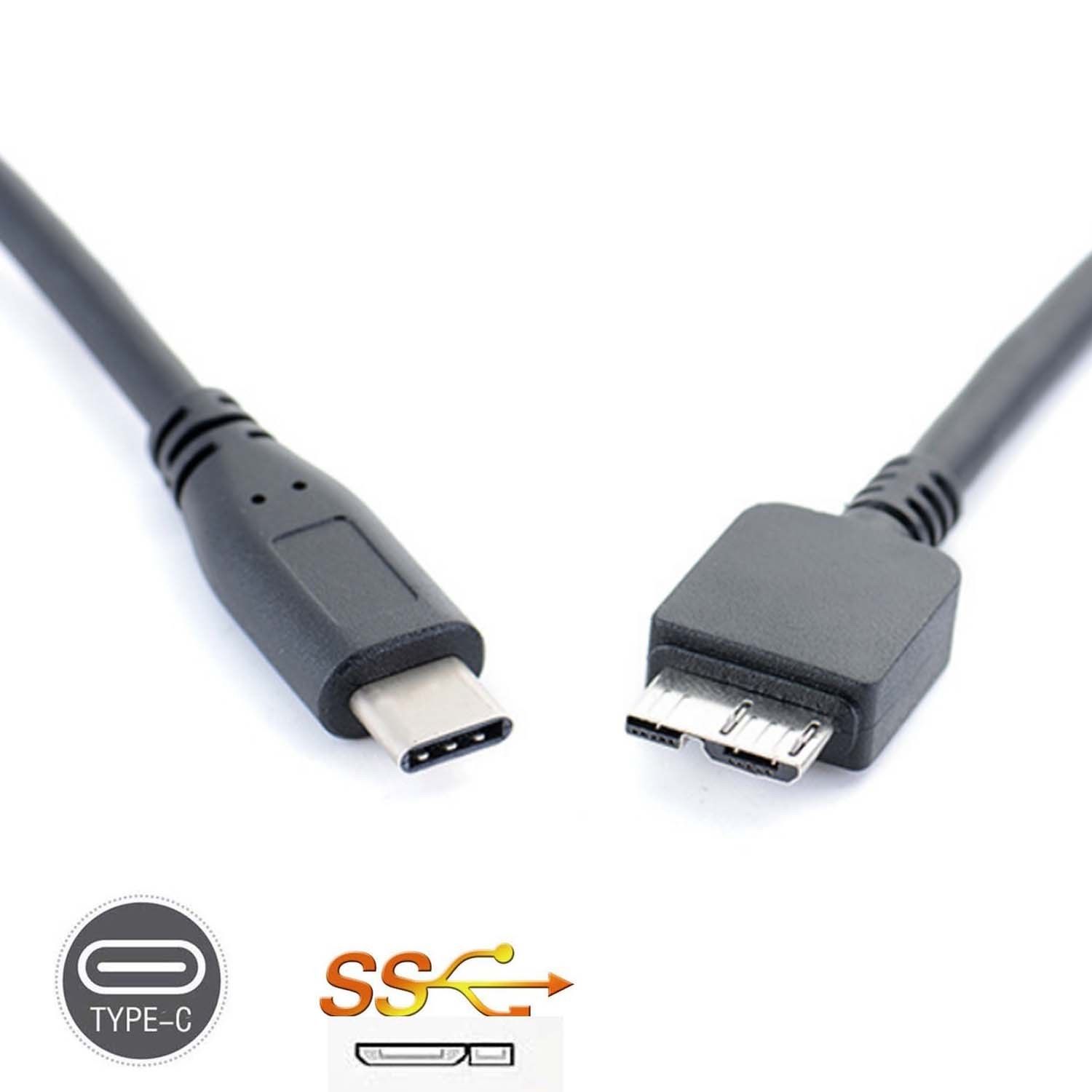 Usb 3.1 Type-C USB-C Naar Usb 3.0 Micro B Kabel Connector Voor Macbook, Macbook Pro, macbook Air Externe Harde Schijf
