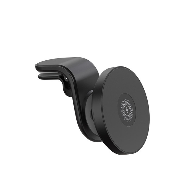 Magnetische kabellose autoladehalterung mit 15w halterungen für iphone 12 mini, 12 pro max und macsafe – schnellladefunktion für mobiltelefone: Schwarz
