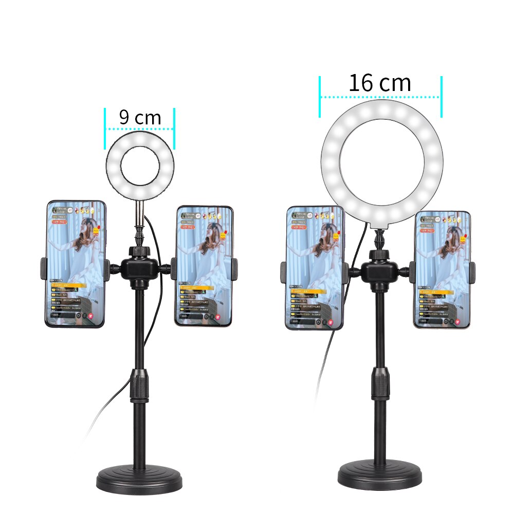 TKL Desk Cell Phone Holder Aluminum Phone holder microphone stand for iPhone Android Smartphone