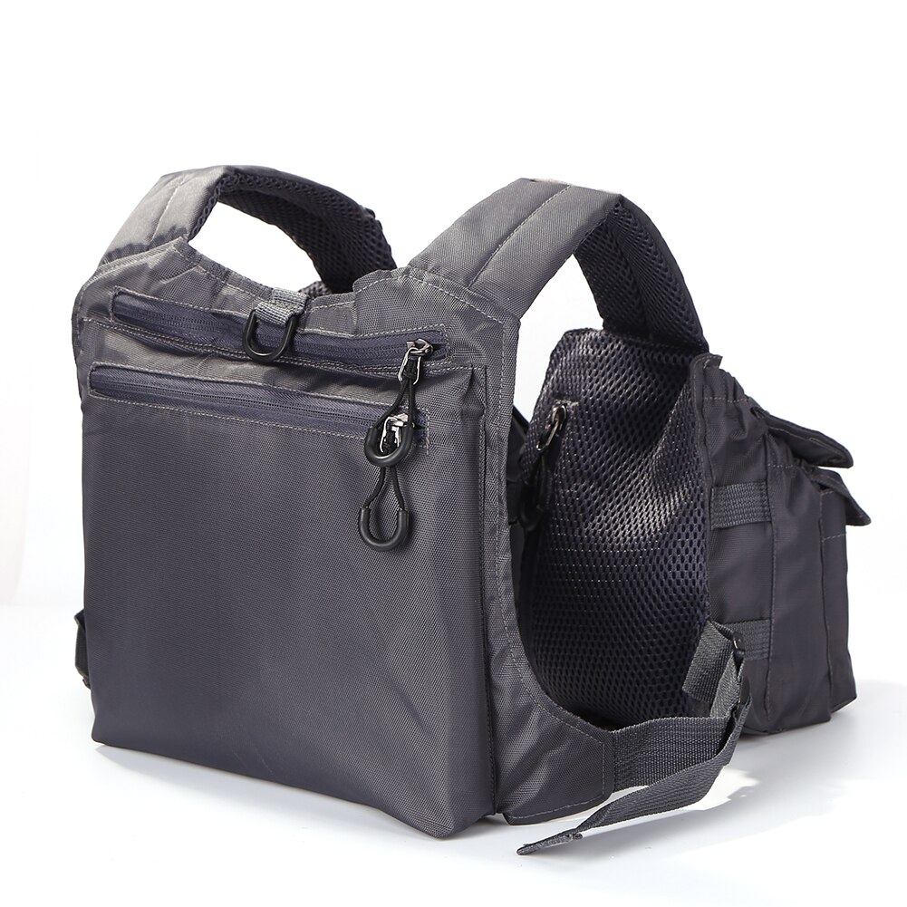 Chaleco de fotografía, chaqueta de viaje al aire libre, portátil, pegatina de pesca fácil, malla ajustable, para llevar al aire libre